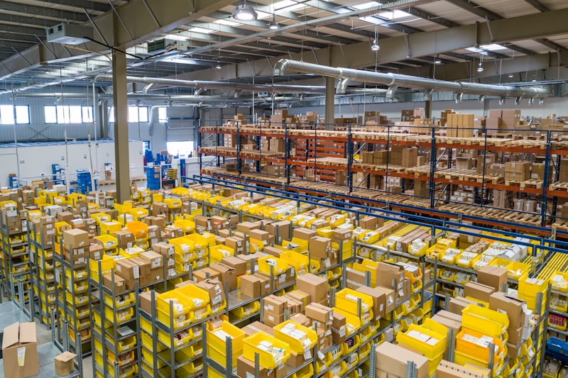Clean agricultural warehouse storage